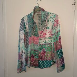Zara colorful blouse size M